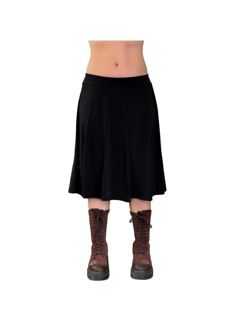Y2K TRAD GOTH MINIMALIST SKIRT